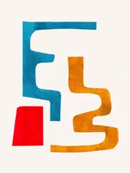 Levendige abstracte vormen