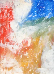 Levendige abstracte penseelstreken