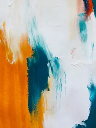 Levendige abstracte penseelstreken