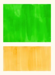 Levendig groen-oranje abstract