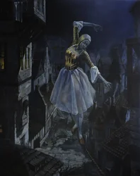 Koorddanseres in Night City