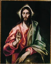 Christus Verlosser (schilderij op doek)