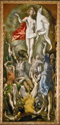 De opstanding (schilderij op doek)