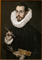 Portret van de zoon van de schilder, Jorge Manuel, omstreeks 1600. Museum voor Schone Kunsten in Sevilla, Spanje