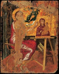 Sint Lucas Tekent de Maagd