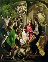 Aanbidding door de herders, 1603-05