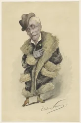 Karikatuur van de kunstenaar Jan Gerard Smits