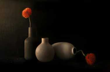 Stilleven met oranjebloesem
