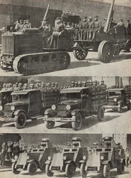 Het Rode Leger. Illustratie uit USSR Bouwt Socialisme, 1933