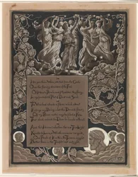 (Illustratie voor Rubáiyát van Omar Khayyám) Omars horoscoop