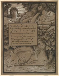 (Illustratie voor Rubáiyát van Omar Khayyám) De graftombe van Omar