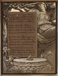 (Illustratie voor Rubáiyát van Omar Khayyám) De uitnodiging