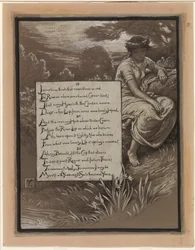 (Illustratie voor Rubáiyát van Omar Khayyám) De rivier de lip