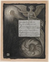 (Illustratie voor Rubáiyát van Omar Khayyám) Het antwoord van de ziel