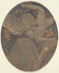 Kopie van het plafond van Rondel-Sargent in het Museum of Fine Arts in Boston