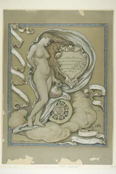 Figurenstudie voor Rubaiyat van Omar Khayyam