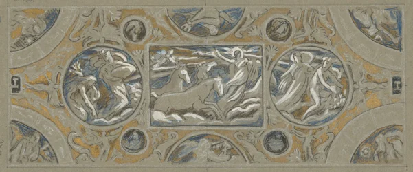 Voorstudie voor Huntington House Plafond, uit 60 studies voor het Huntington plafond (1926.80)