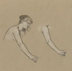 Studies voor figuur van Winter