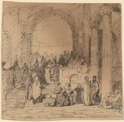 Studie naar oude meester