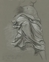 Studie voor De Schikgodinnen die de Sterren Verzamelen, 1884-1887