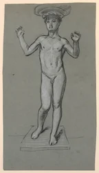 Figuurstudie voor een Fonteinontwerp