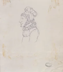 Tekening van een vrouw