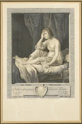 La Vertu Irresolue, gegraveerd door Louis Dennel