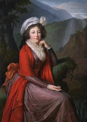 Portret van gravin Maria Theresia Bucquoi, née Parr