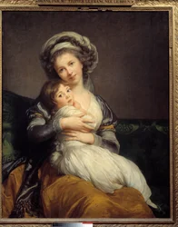 Madame Vigée-Le Brun en haar dochter Jeanne Marie-Louise (1780-1819), 1789, 1.05 x 0.84, Musée du Louvre, Parijs