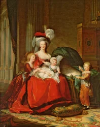 Marie-Antoinette (1755-93) en haar kinderen