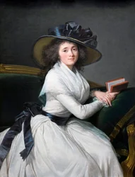 "Portret van de gravin de la Chatre (Marie Charlotte Louise Perrette Aglae Bontemps)