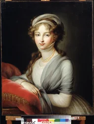 Portret van keizerin Elisabeth Alexejevna, prinses Louise van Baden