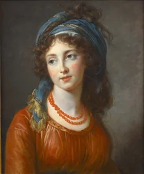 Portret van Aglaé de Gramont, née de Polignac 1768-1812, 1794