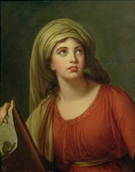 Portret van Emma Hart (ca. 1765-1815), later Lady Hamilton, als sibille, ca. 1792