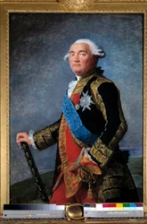 Portret van Philippe Henri, Markies de Segur (1724-1801) maarschalk van Frankrijk Minister Schilderij door Marie Elisabeth Louise Vigee Le brun (of Vigee-Lebrun of Vigee Lebrun) (1755-1842). 1789