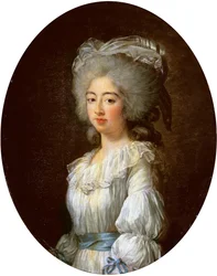 Portret van Louise Marie Josephine, Gravin van Provence, later Koningin van Frankrijk