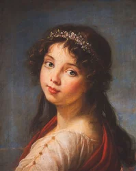 Julie Lebrun. Schilderij van Élisabeth Vigée-Lebrun