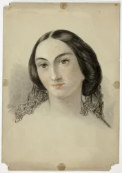 Vrouwelijk Portret Hoofd