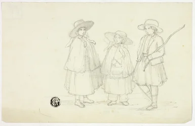 Drie kleine meisjes
