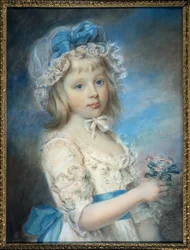 Portret van Lady Georgiana Cavendish