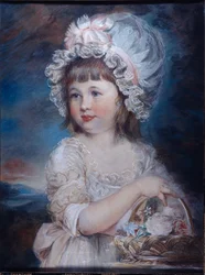 Portret van Lady Henrietta Cavendish