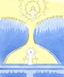 Christus is aanwezig in het tabernakel, klaar om degenen te begroeten die ervoor hebben gekozen dicht bij Hem te zijn.