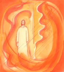 Christus onze God is nu in de Hemel in Zijn zuiverheid en kracht