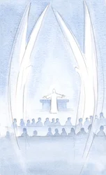 Christus onze Verrezen Heer was aanwezig in ons, in Zijn glorie en kracht, bewaakt door Zijn Heilige Engelen