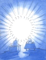 Christus verenigt zijn vrienden op aarde in de 