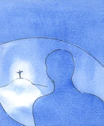 Het licht van Christus scheen tijdens Zijn leven op aarde. Vanuit de hemel keek de Vader neer op een onzelfzuchtige, liefhebbende God-Mens