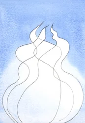 Elke Goddelijke Persoon, elke vlam, bezit dezelfde Goddelijke Natuur. Samen zijn ze één God, één Vuur