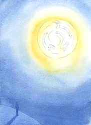 Elke persoon op aarde, getekend door de erfzonde, wordt uitgenodigd om het leven van de Drie Goddelijke Personen, Eén God, te delen, die in oneindige vreugde en stralendheid leven