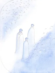Trouwe priesters die de hemel binnengaan, ontvangen een geweldige begroeting en worden geëerd als 