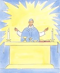 God ontvangt de grootste eer wanneer het hoogste verlangen van de priester bij de Mis is om Hem glorie te geven door een eerbiedige aanbieding van het Heilig Offer